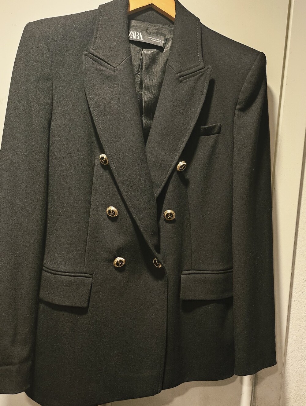 Zara tailored double breasted blazer M - Picture 2 of 4